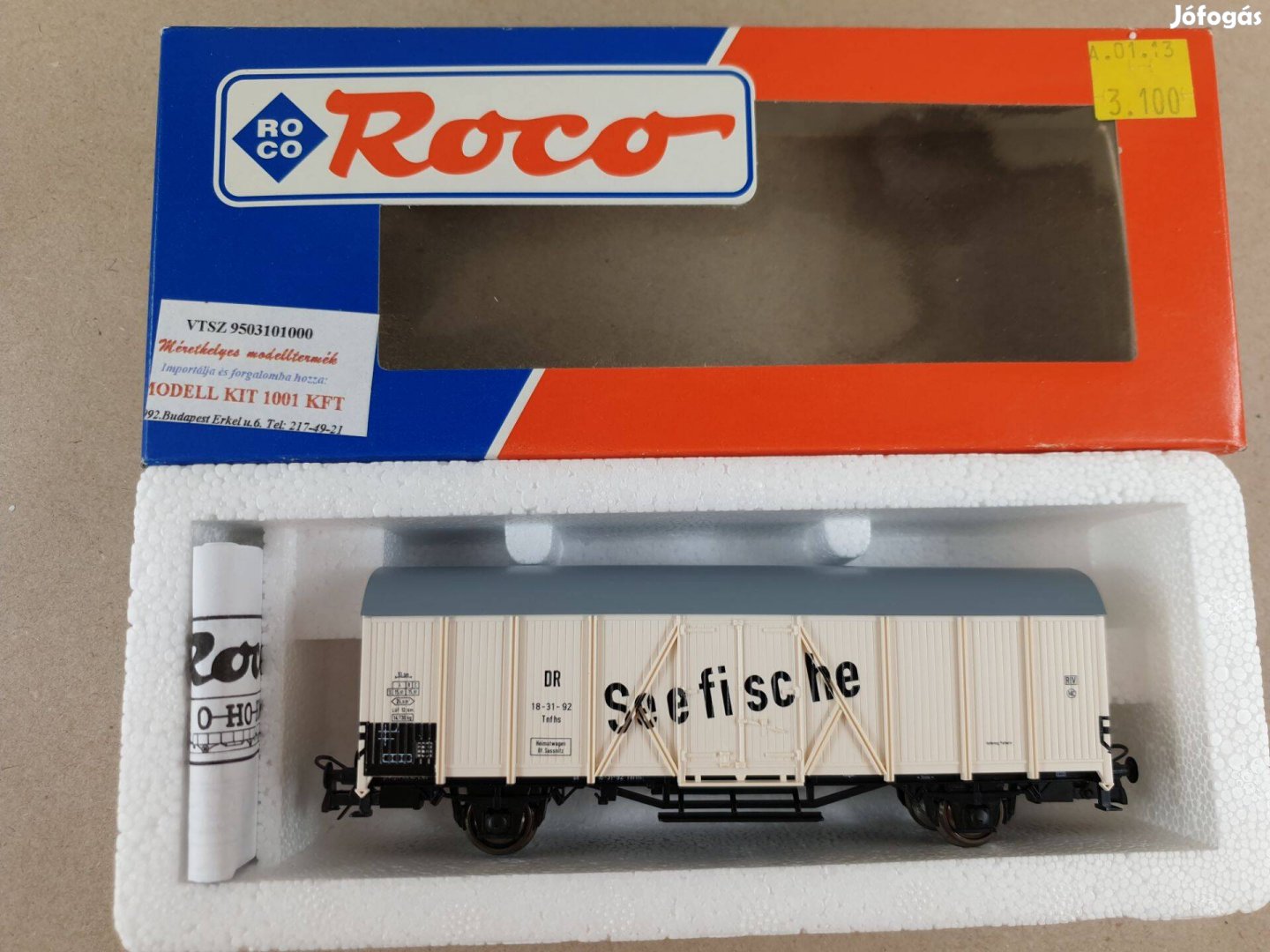H0 Roco 47286 DR Seefische Hűtővagon - Vagon Új