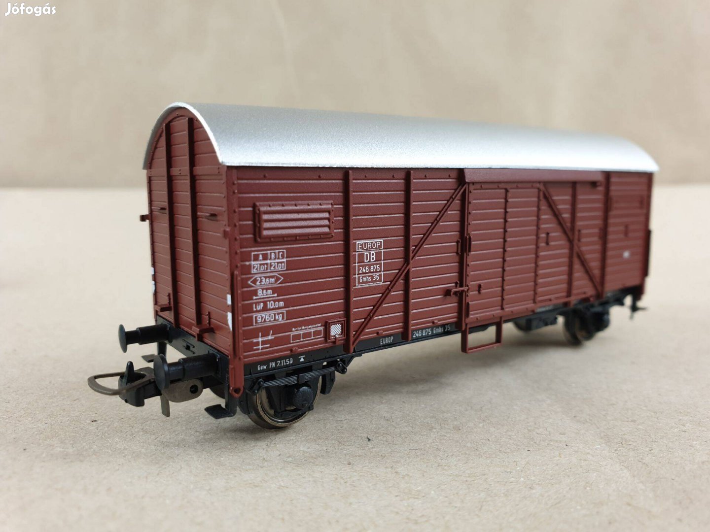 H0 Sachenmodelle 76086 DB Zárt Tehervagon