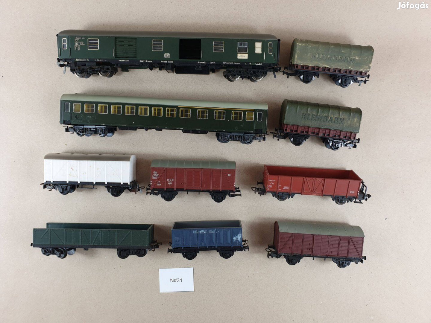 H0 Vagon Barkács Csomag - 10 db Egyben N31