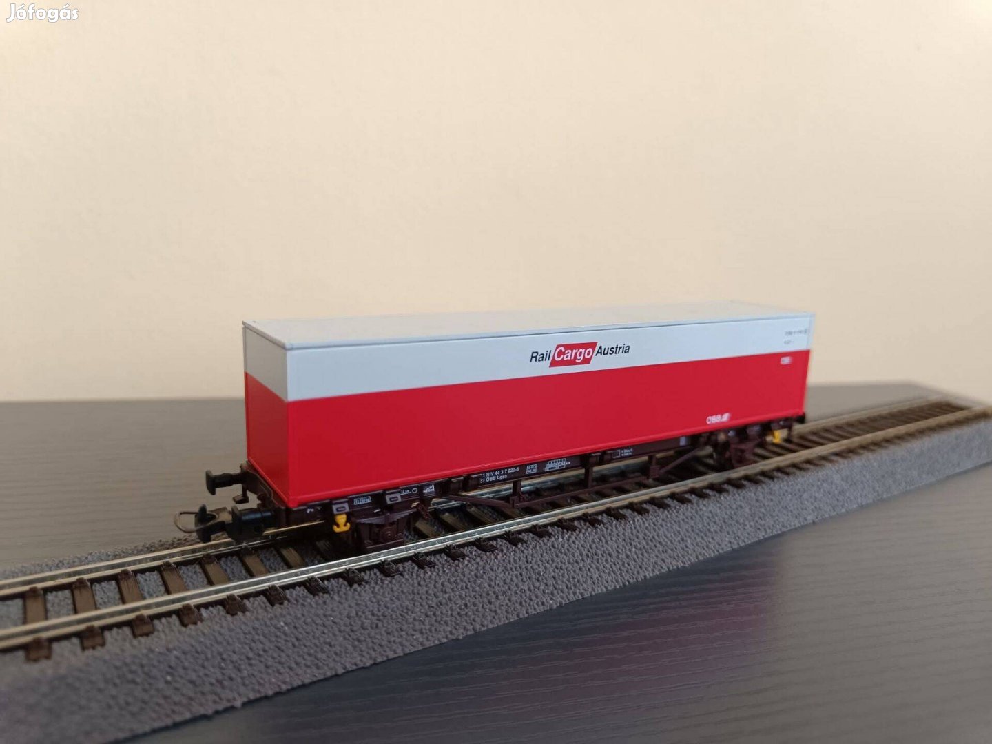 H0-ás Rail Cargo Austria Konténerszállító teherkocsi
