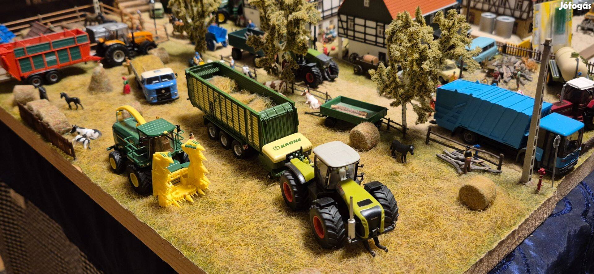 H0 mezőgazdasági diorama apró ,részletes kidolgozással