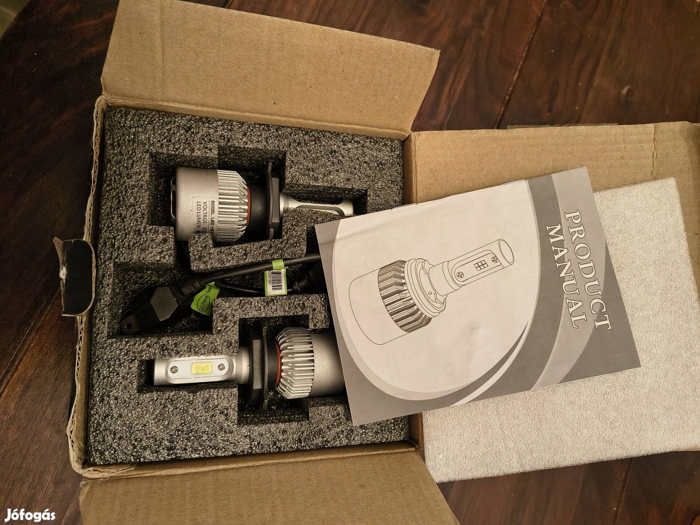 H4 hideg fehér LED fényszóró izzó