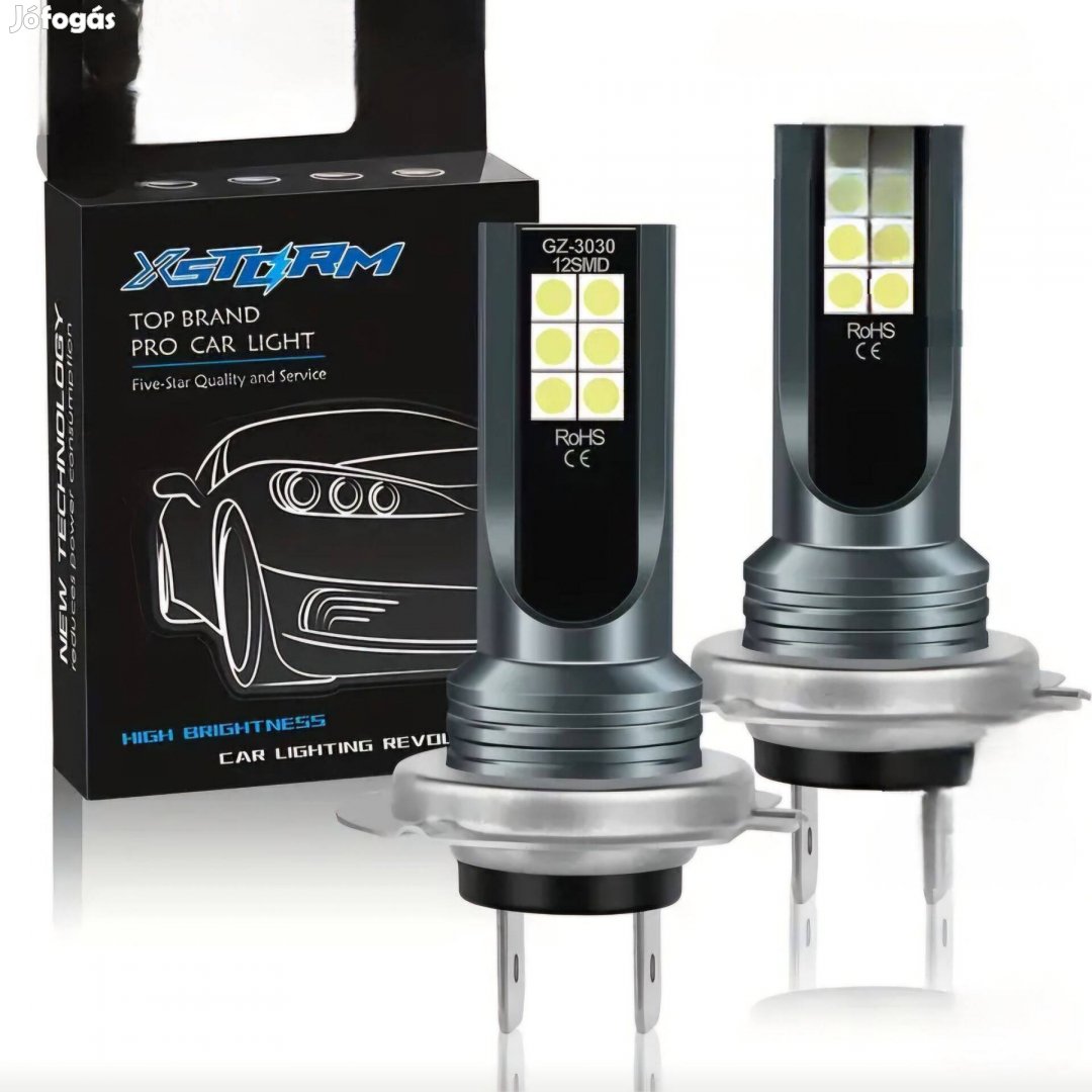 H7 LED Izzó (6db)