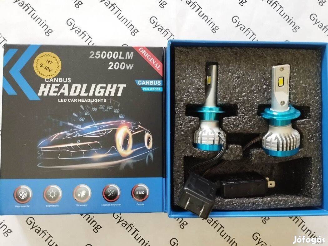 H7 LED-es fényszóró párban Canbus led 9-30V