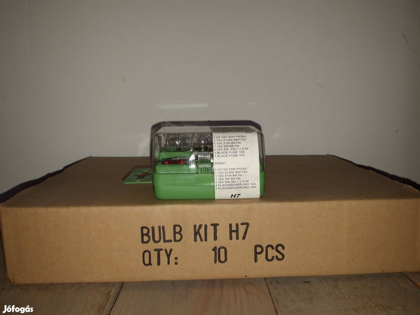 H7 izzókészlet 10 db-os vagy 100 db-os csomag
