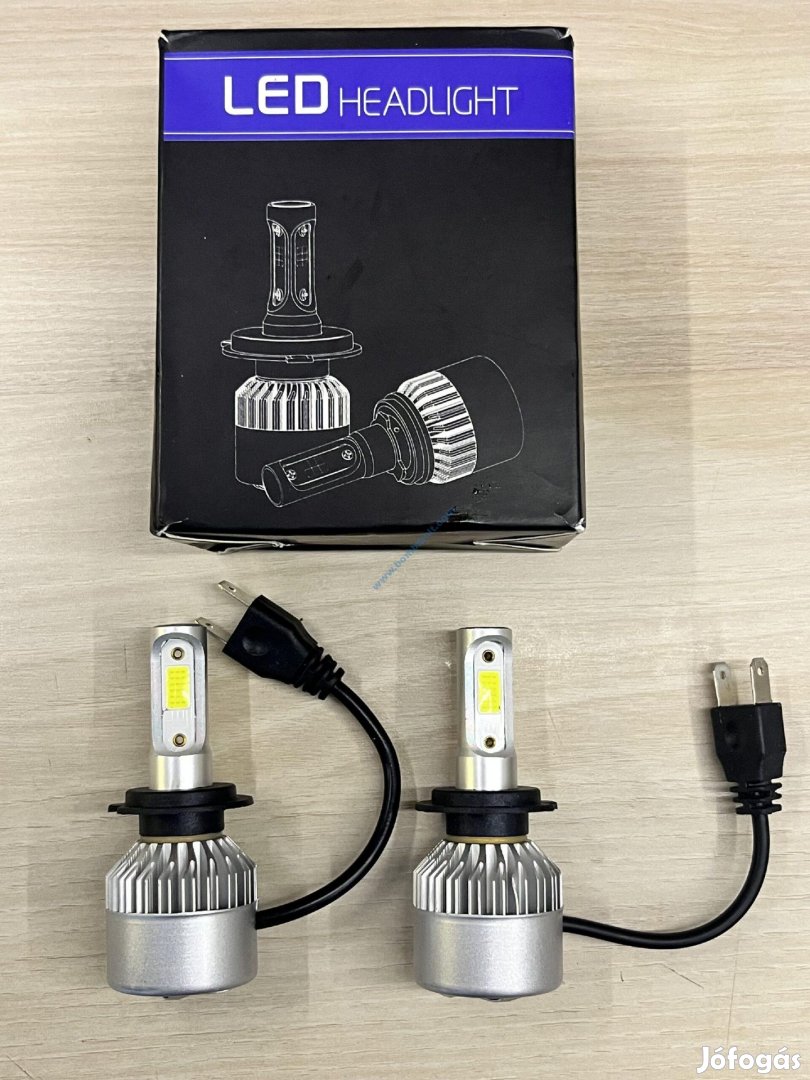 H7 led izzó 2x50W, 6500k
