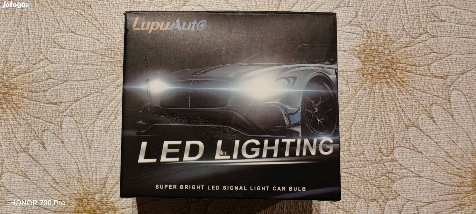 H7 led izzó pár autó motorba 