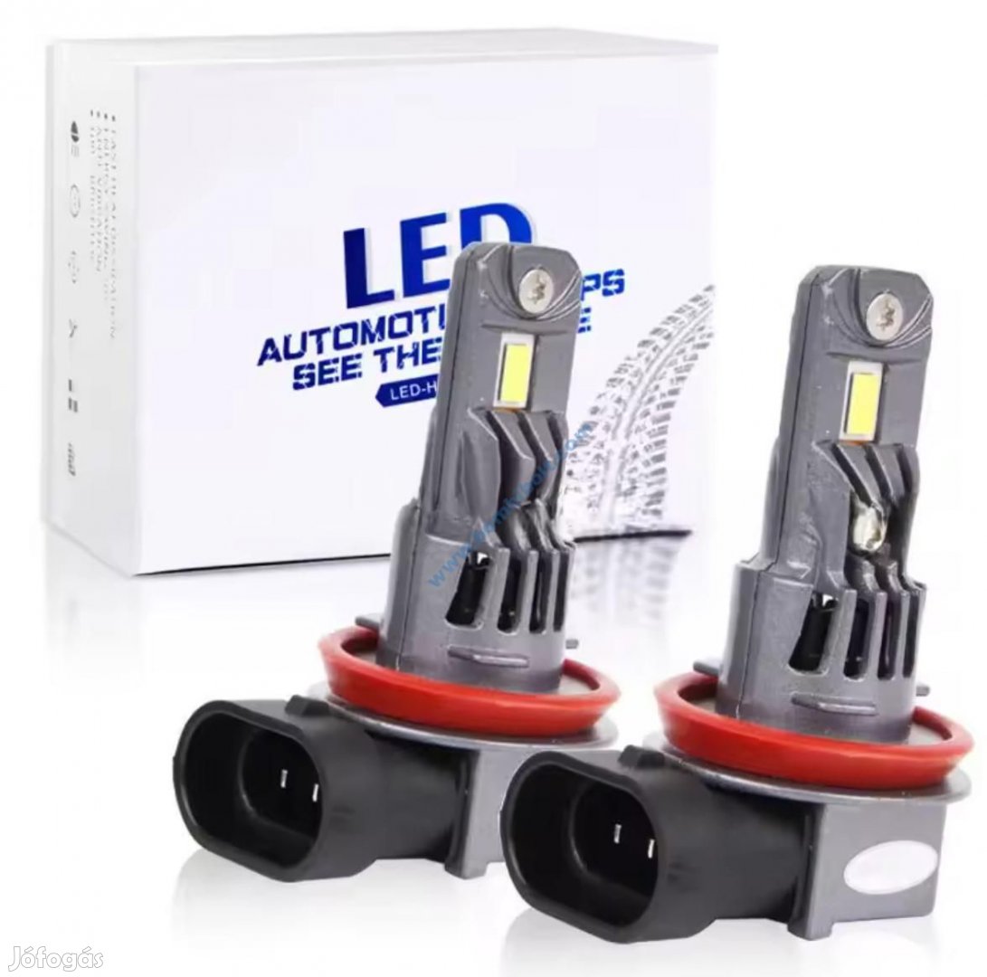 H8 LED izzó CANBUS 12V 6500K Jégfehér, A51