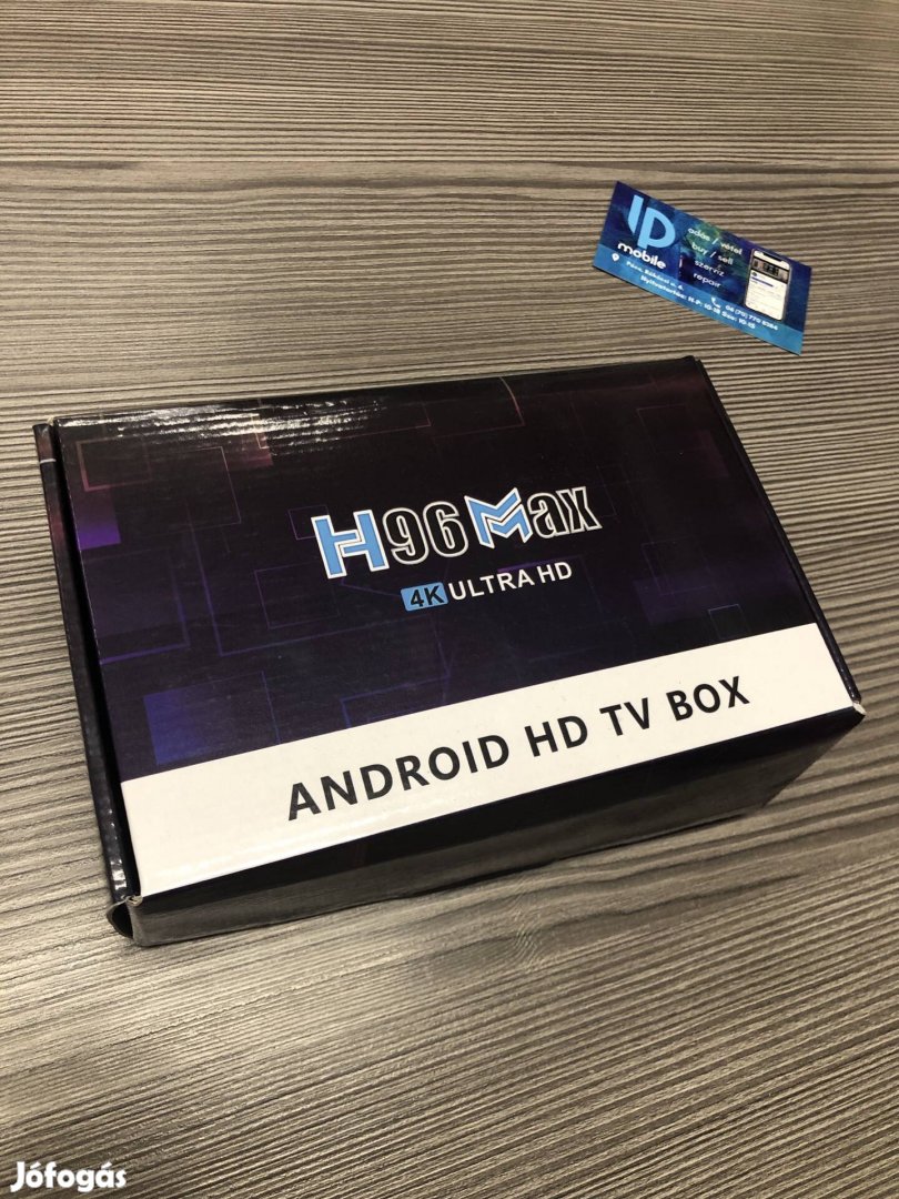 H96 Max 4K Android Tv okosító, Új, Garancia