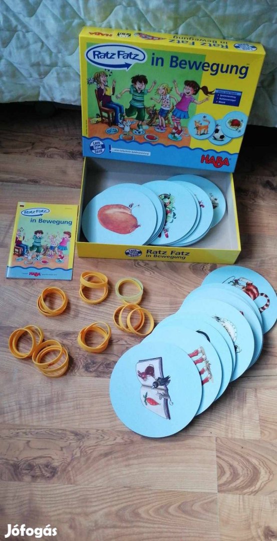 HABA 4668 Ratz Fatz in Bewegung fejlesztő társasjáték