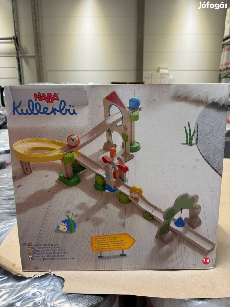 HABA Kullerbu Windmill Playset - 25 darabos kisvonat jatekvonat