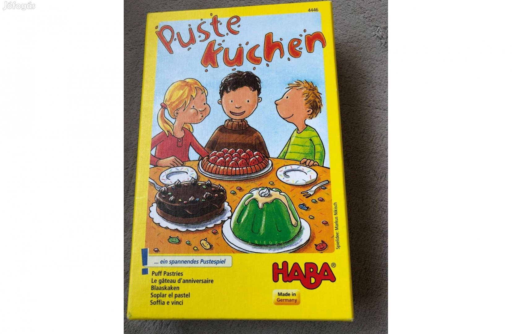 HABA Puste Kuchen Süteményfújás társasjáték