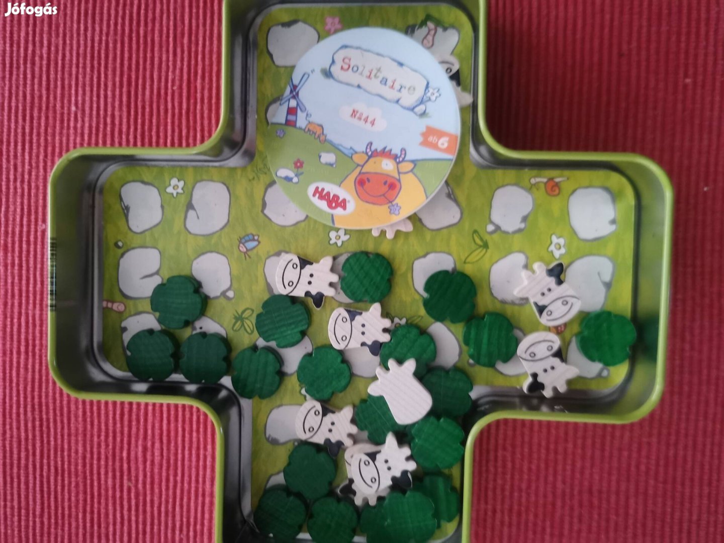 HABA, Solitaire játék No 44, klasszikus fa játék, új