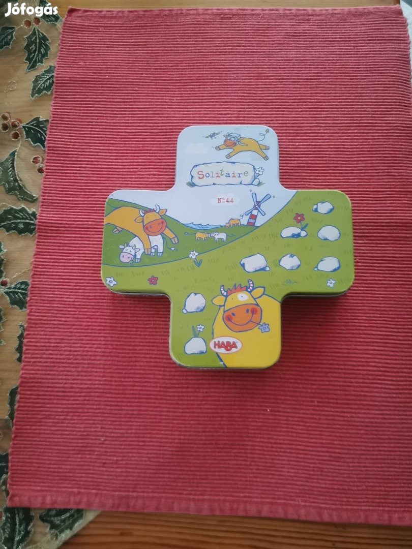 HABA, Solitaire játék, No 44, klasszikus fa játék, új