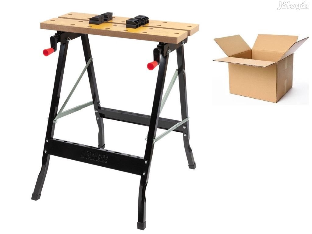 HÁNYOS WorkZone összecsukható munkapad 150 kg teherbírással, 60 x 79