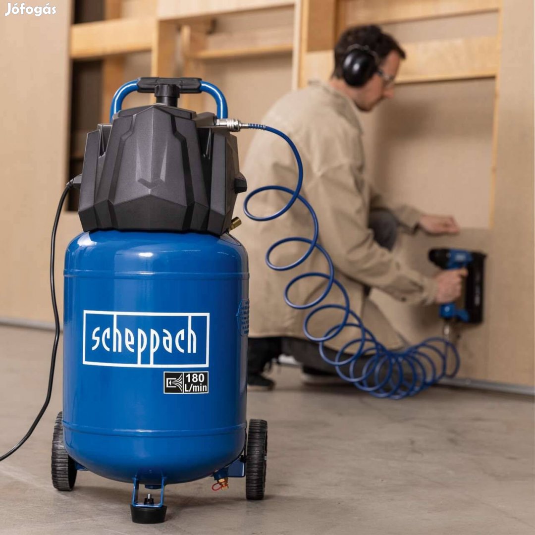 HC35V Scheppach 35L kompresszor - 1500 W | 10 bar | olajmentes
