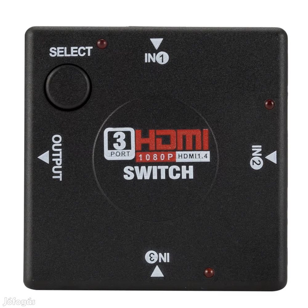 HDMI KÖZÖSITŐ 1080P HDMI 1.4 SWITCH 3 BE 1 KI