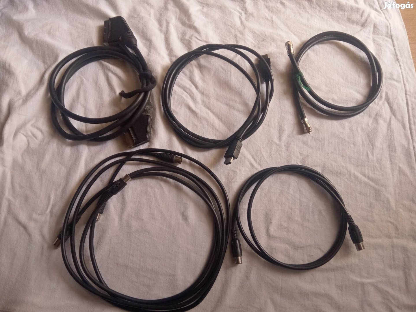 HDMI -Sacart -Coax csatlakozó kábelek 