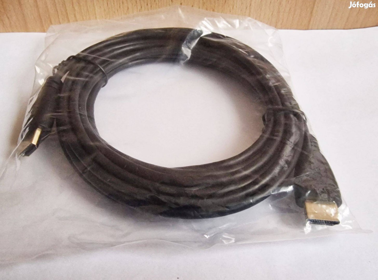 HDMI kábel fekete Ver. 1.4 hossza 5 méteres 1080P