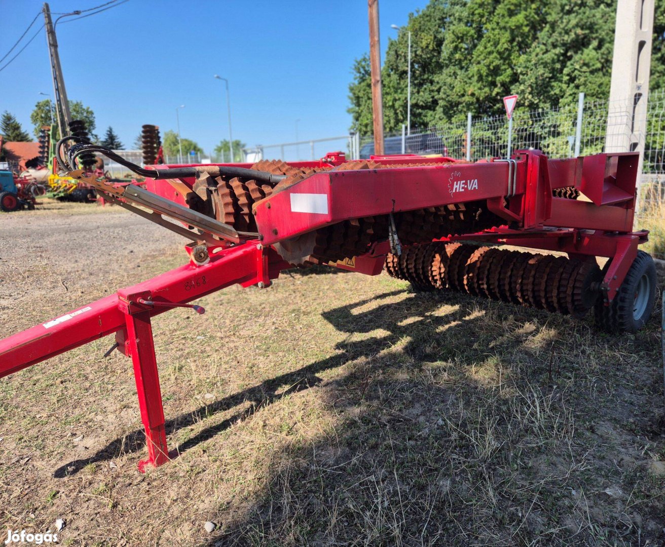 HE-VA vontatott Roller 8,2 m-es henger eladó