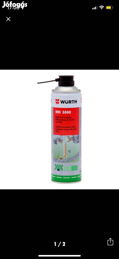 HHS 5000 tapadó kenőanyag würth