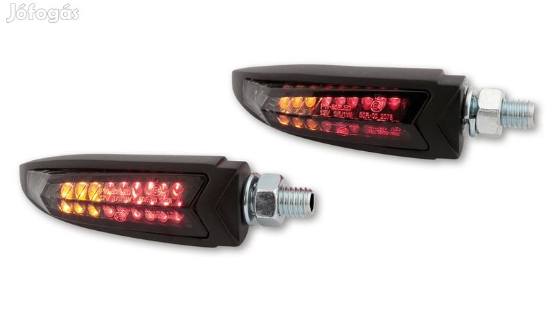 HIGHSIDER LED hátsó lámpa, féklámpa, irányjelző egység ARC, fekete