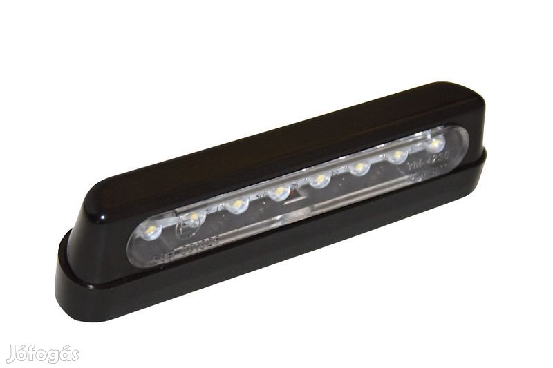 HIGHSIDER okos LED rendszámtábla világítás, fekete ABS, hosszú