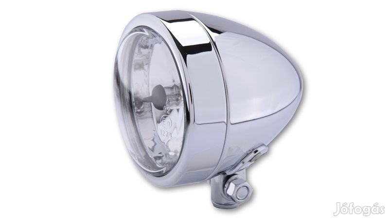 HIGHSIDER smart Chrome fényszóró BULLET, alsó rögzítés, távolsági fény