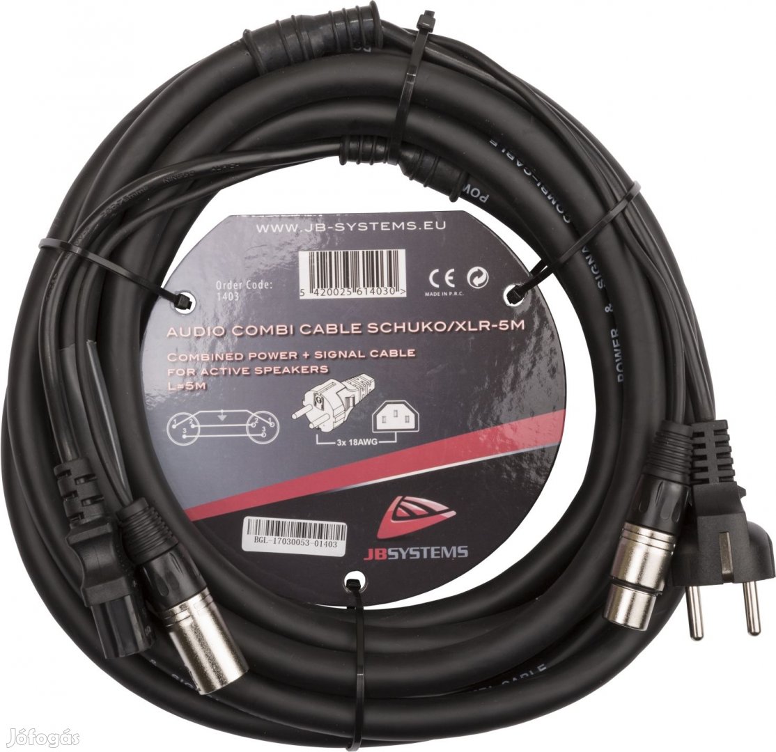 HILEC AUDIO COMBI CABLE SCHUKO/XLR-5M