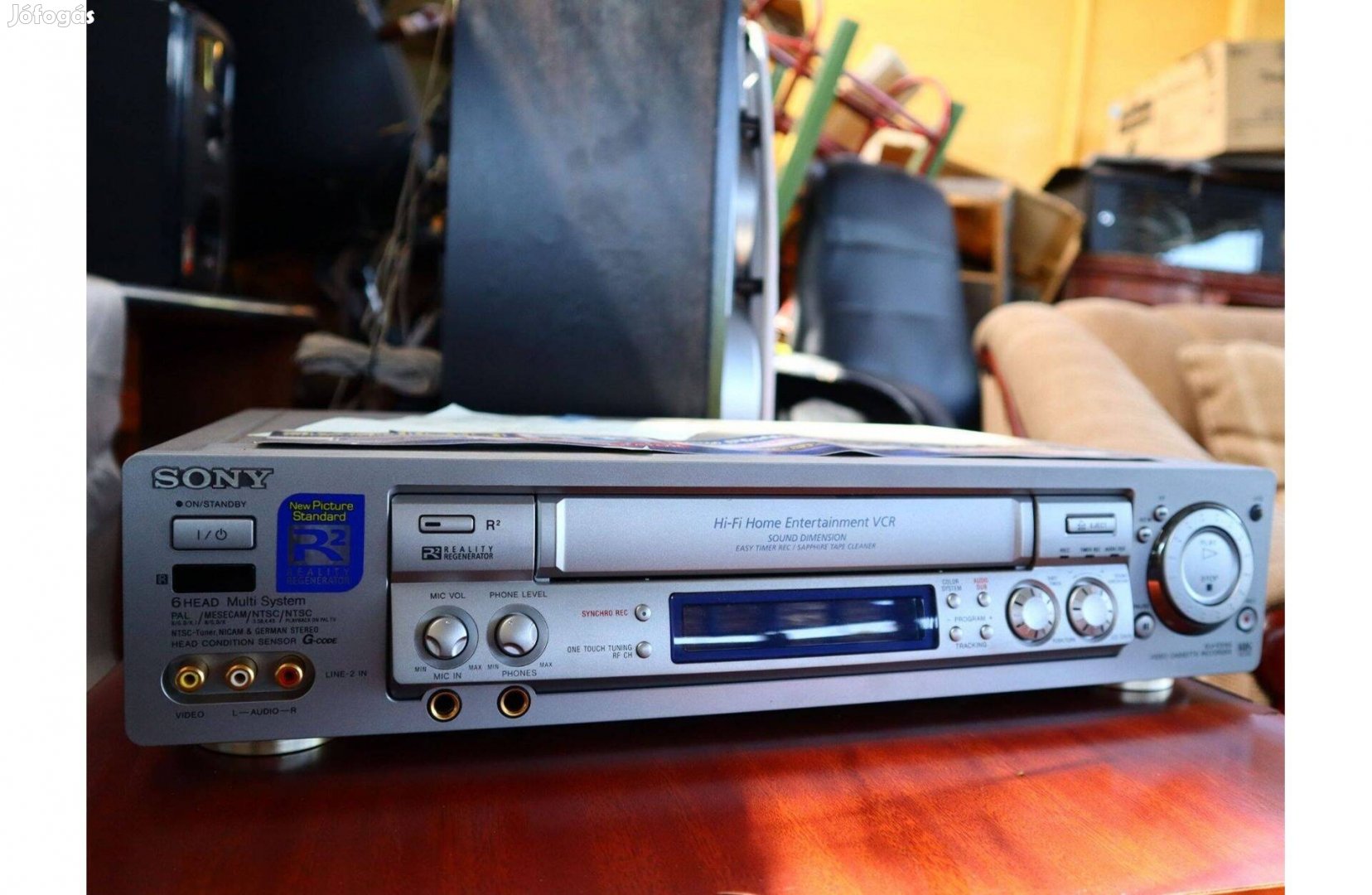 HI-FI Stereo Sony SLV-ED 100 csúcsmodell QS VHS videó magnó deck
