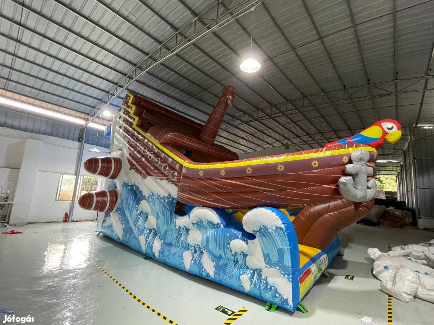 HJ12 Kalózhajó óriáscsúszda légvár ugrálóvár