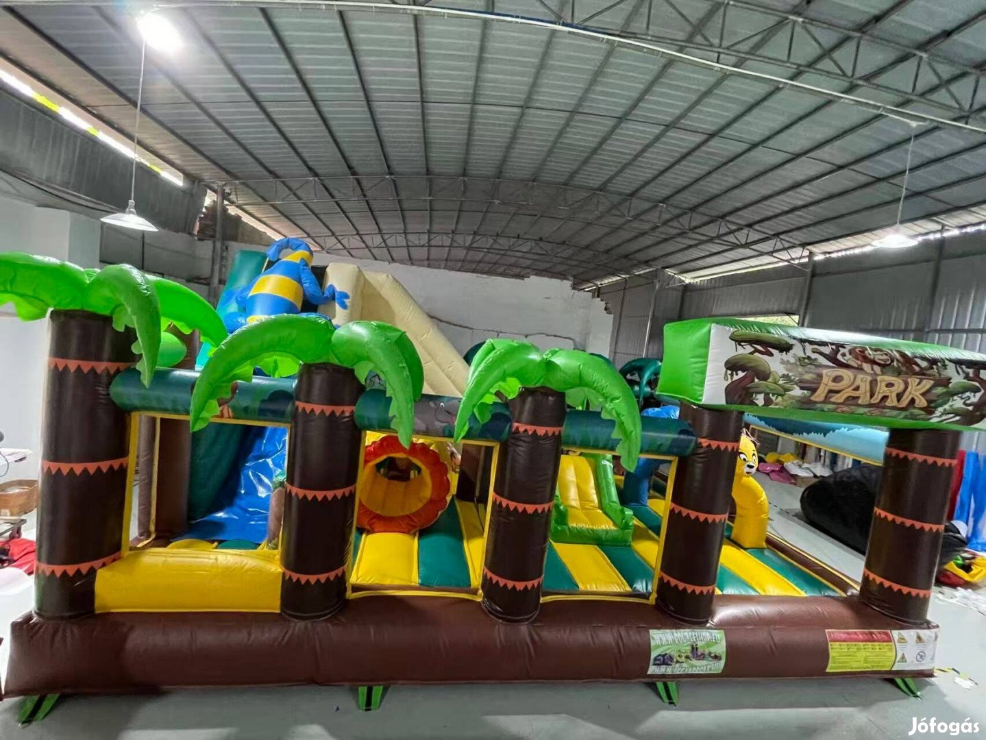 HJ35 Safari park csúszdás, akadályos játékpark légvár