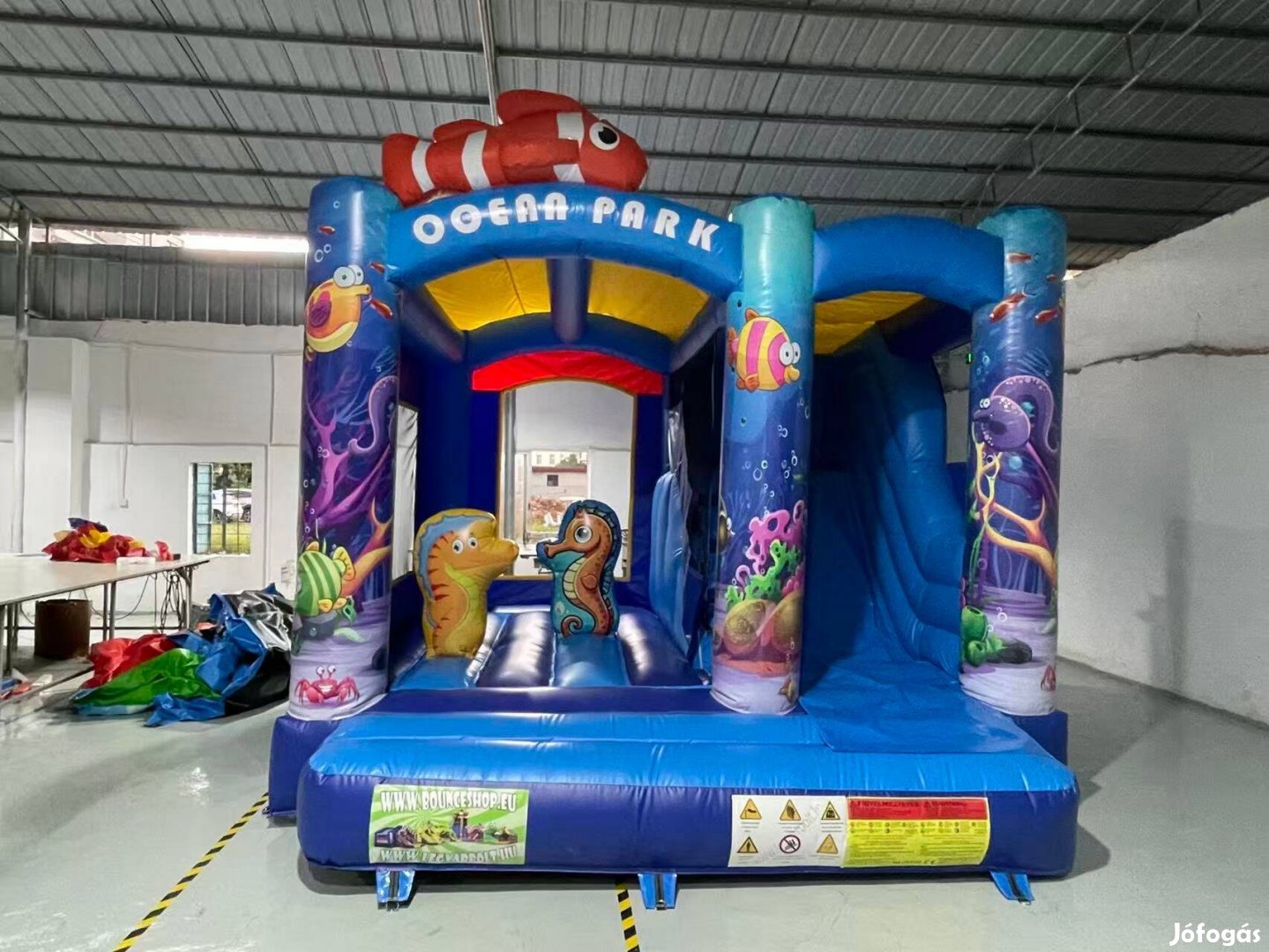 HJ62 Óceán csúszdás, akadályos ugrálóvár légvár