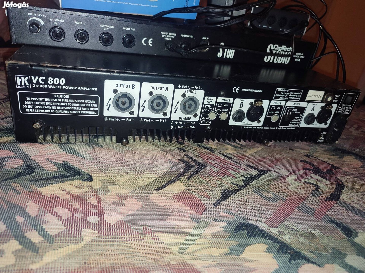 HK audio vc800 végfok erősítő