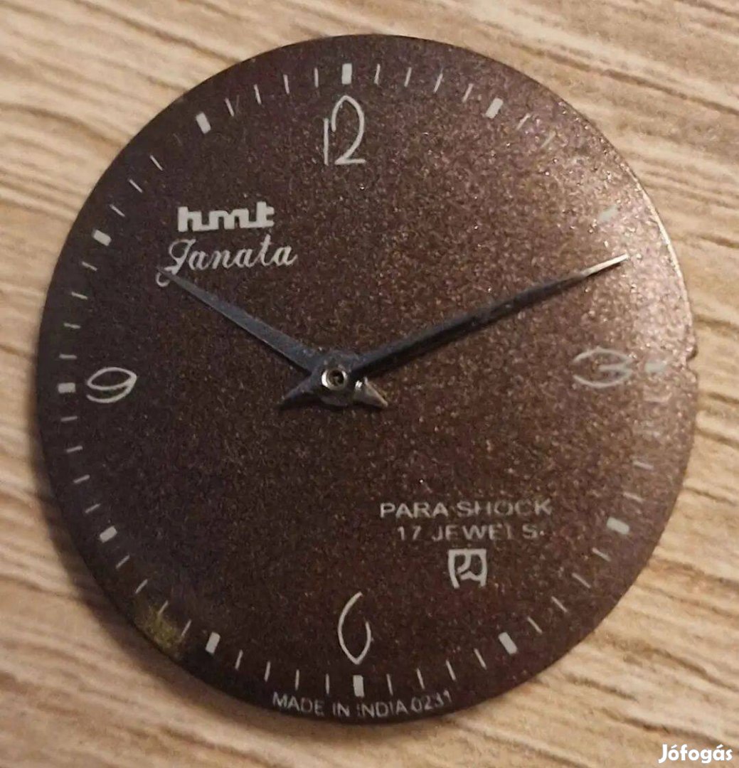 HMT Janata 17 Jewels Karóra Szerkezet Számlap