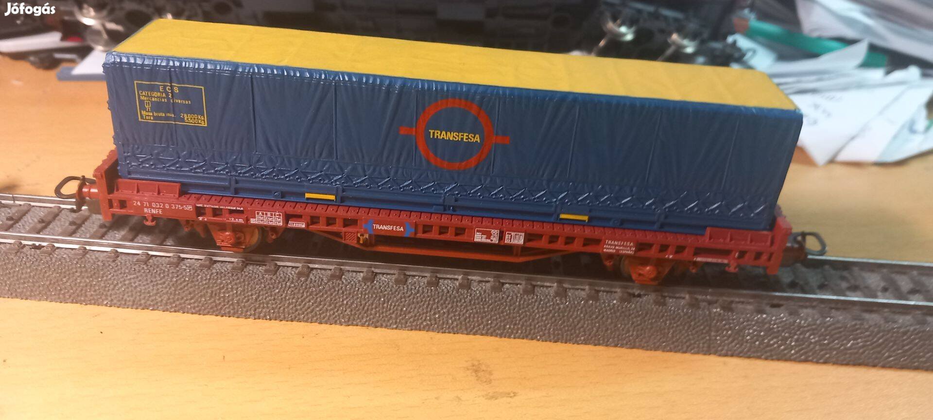 HO Elektrotren konténeres