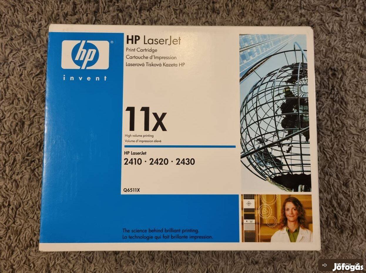 HP 11X nagy kapacitású toner (Q6511X) eredeti fekete