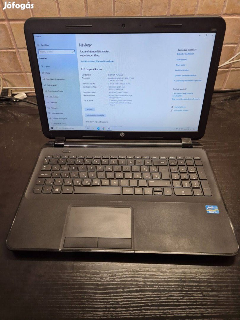 HP 250 G2 notebook