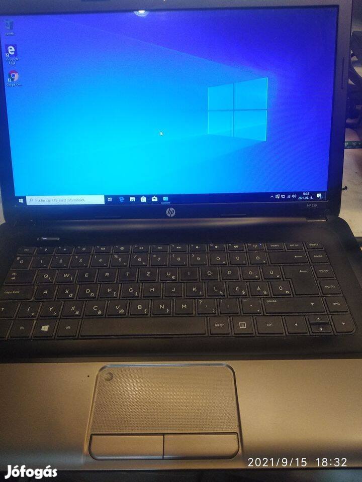 HP 250 laptop