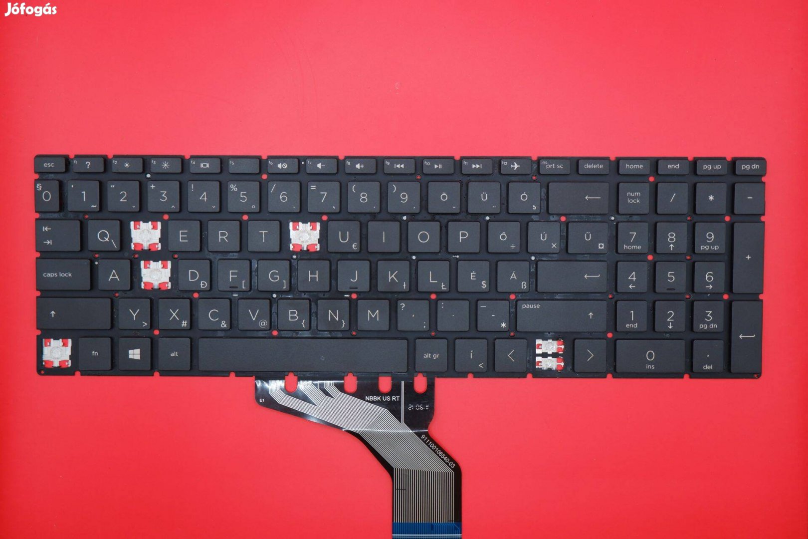 HP 255 G8 laptop billentyűzet gomb PK132H84A15