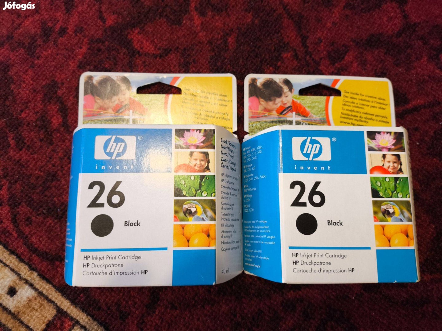 HP 26 51626A fekete tintapatron eladó 2db