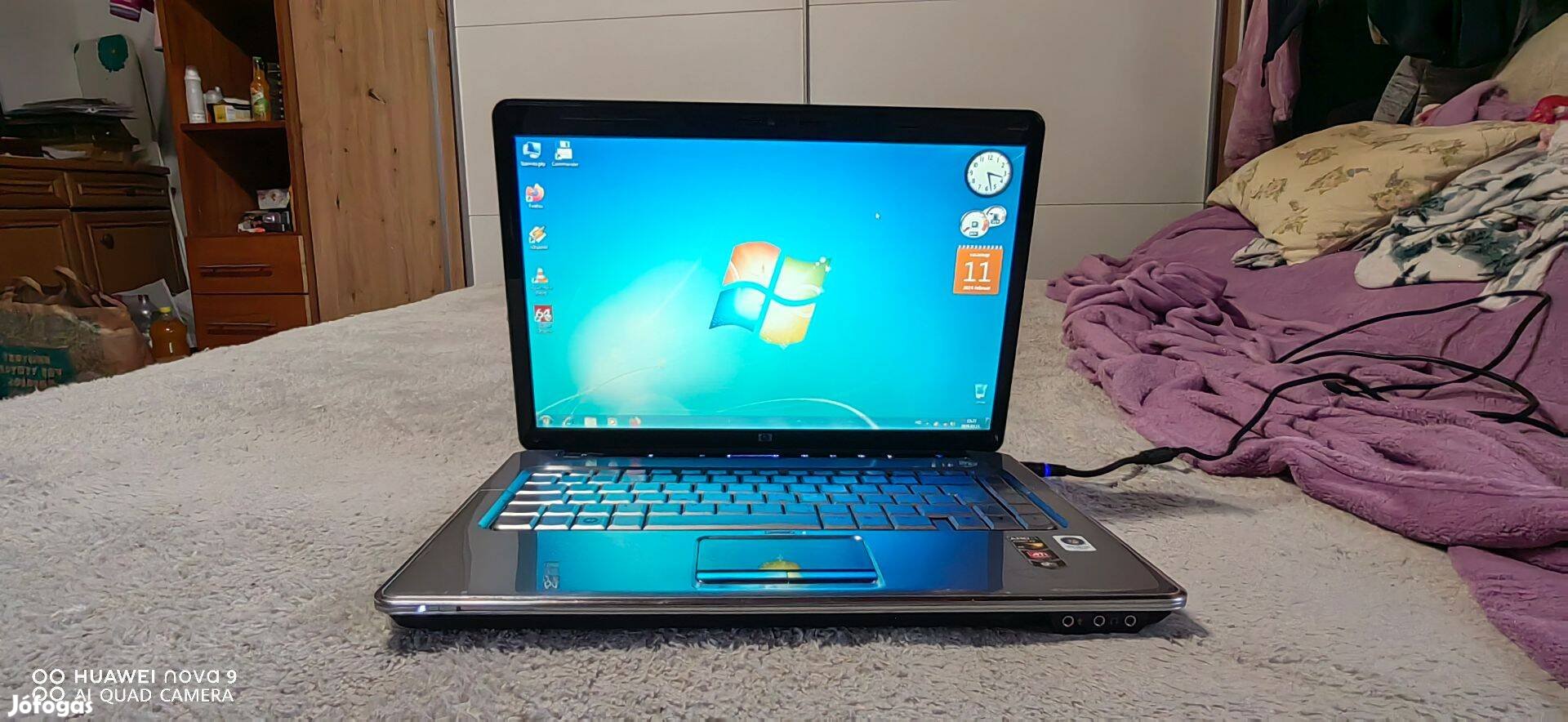 HP 2x2100mhz,4gb Ram,Webcam,Wifi,Távirányító!