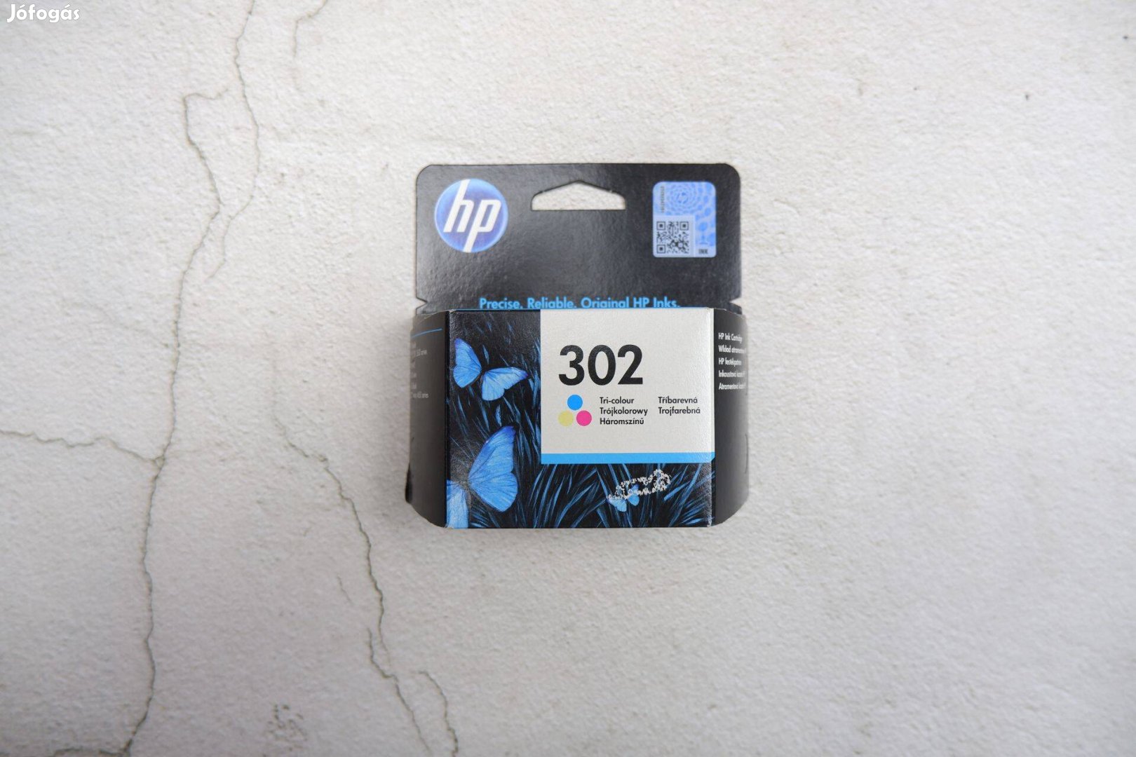 HP 302 színes eredeti patron F6U65AE lejárt