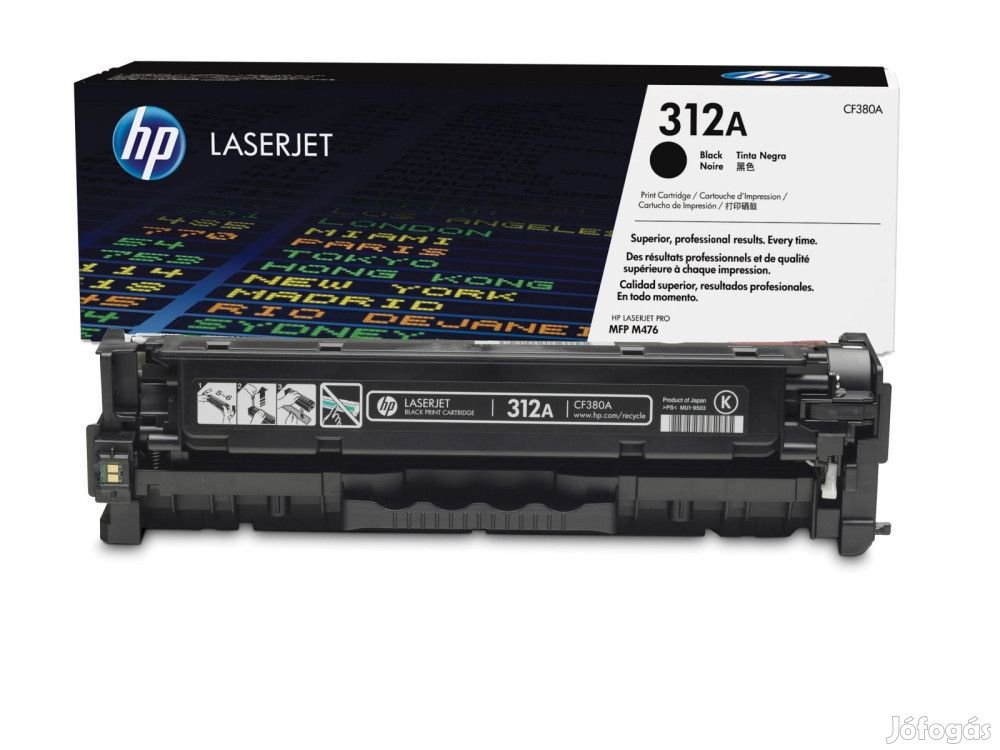HP 312A Fekete Tonerkazetta - Kiváló Minőségű Nyomtatás 2400 Oldal Ka