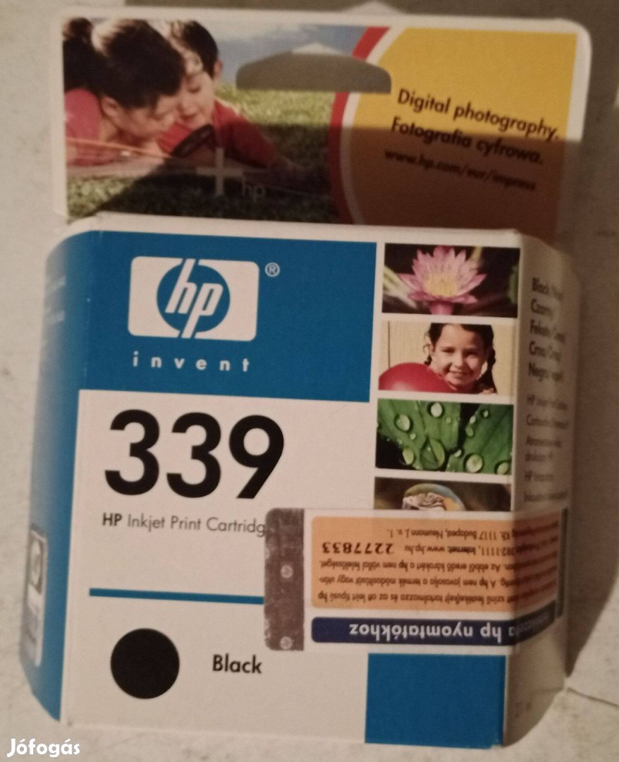 HP 339 fekete tintapatron