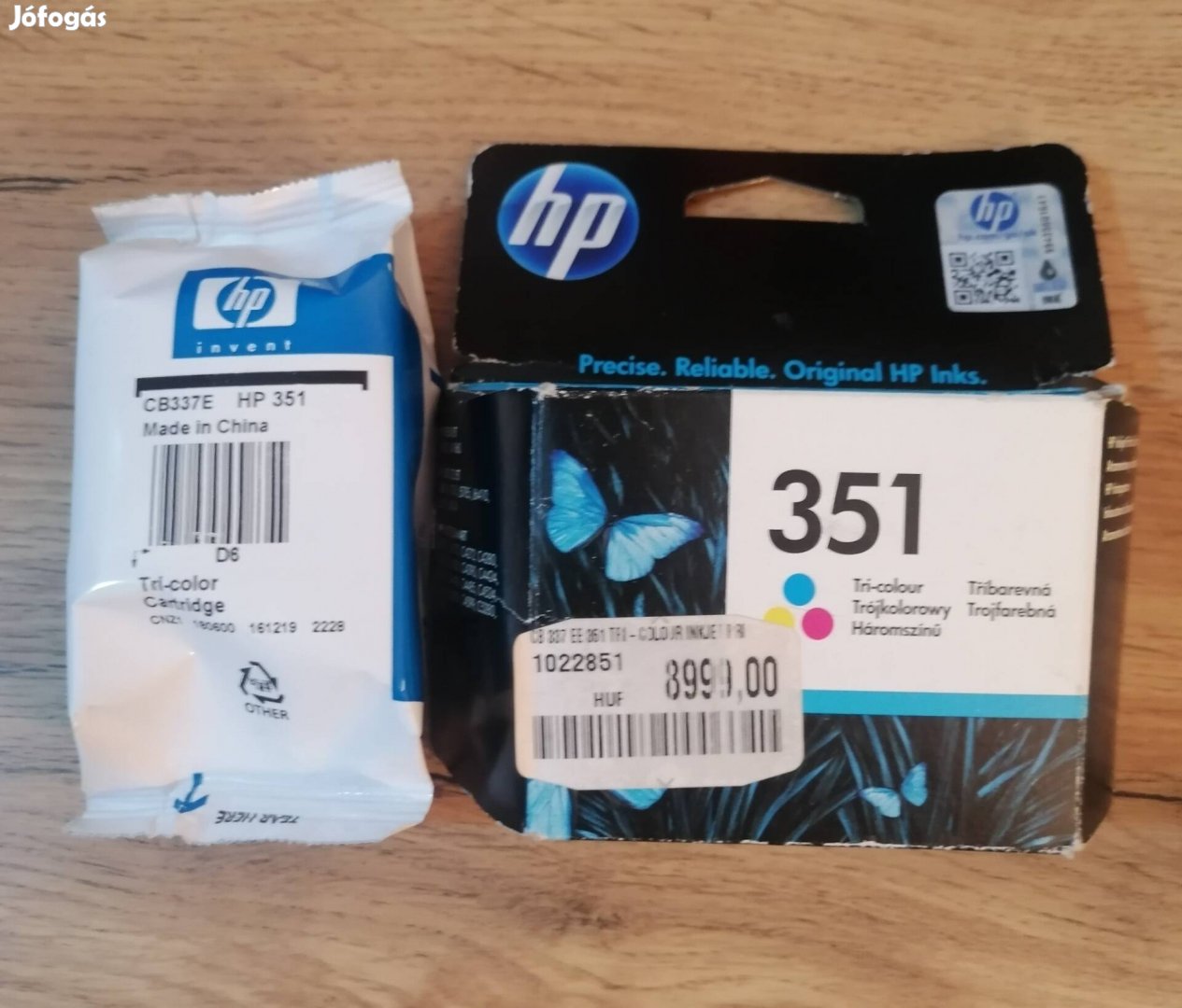 HP 351 Színes Tintapatron Nyomtatóhoz. Teljesen Új! Harmad áron! 