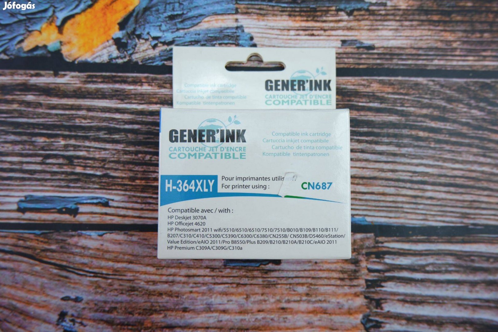 HP 364XL yellow utángyártott patron 2