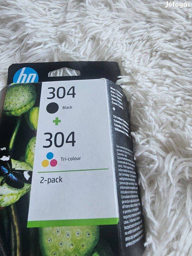 HP 3JB05AE NO.304 Fekete+Színes Eredeti Tintapatron Multipack új dobo