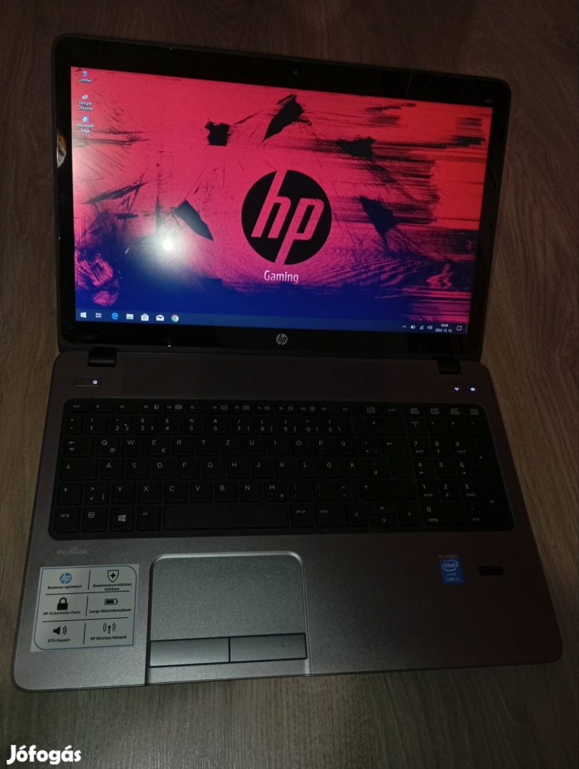 HP 450 I5/8GB/500GB/Radeon 2GB Erintős 15,6"