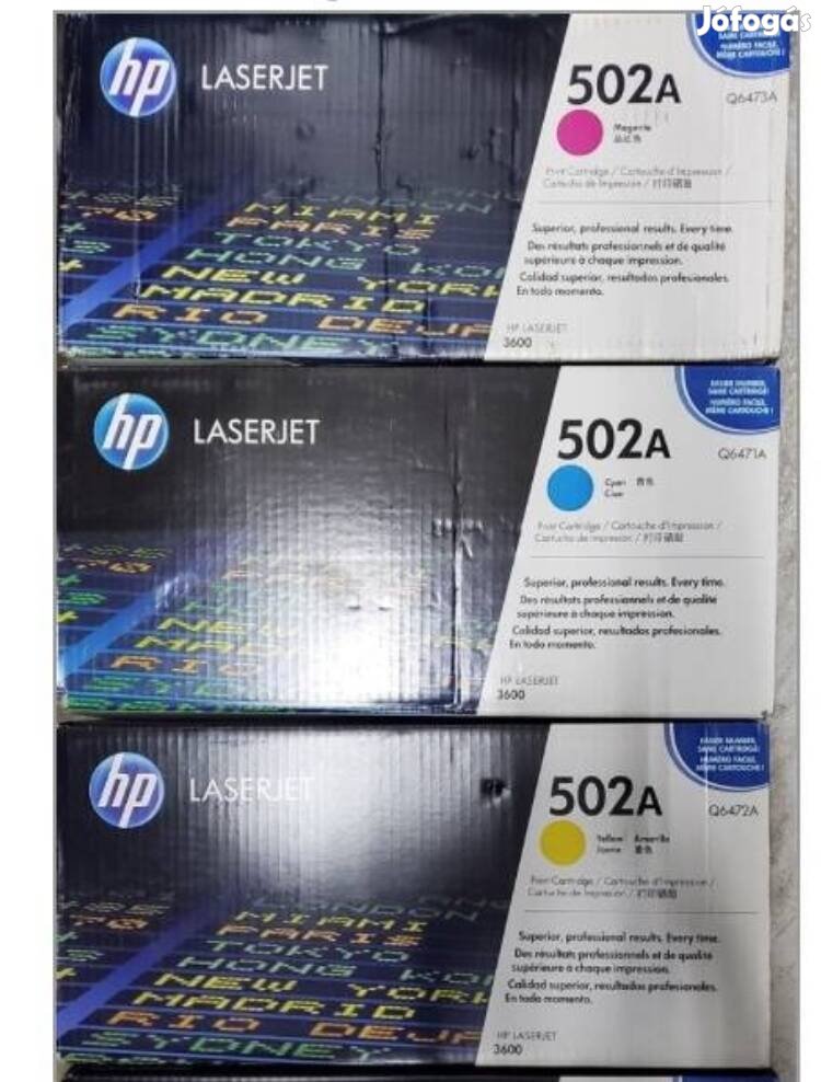 HP 502A eredeti toner csomag